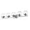 Z-Lite Osono 5 Light Vanity, Chrome & Clear 1924-5V-CH-LED - alternate 3